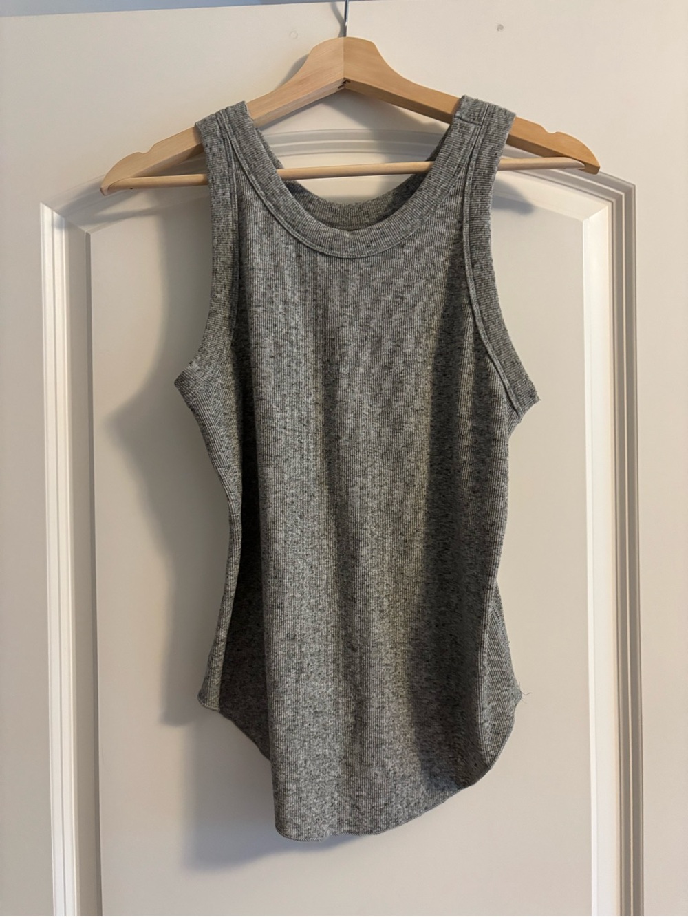 Chaser Heather Gray Sleeveless Tank Top
